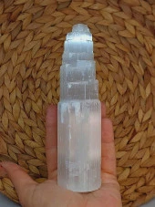 Selenit Taşı Kule 15cm thumbnail 1