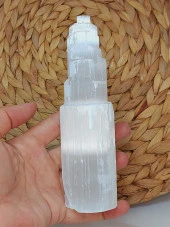 Selenit Taşı Kule 15cm thumbnail 3