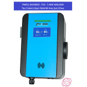 PWR11 BUSINESS-EVS-7,4 kW WALLBOX - TİP2 SOKET ÇIKIŞLI ELEKTRİKLİ ARAÇ ŞARJ CİHAZI - 3