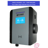 PWR11 BUSINESS-EVS-7,4 kW WALLBOX - TİP2 SOKET ÇIKIŞLI ELEKTRİKLİ ARAÇ ŞARJ CİHAZI - 11