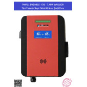 PWR11 BUSINESS-EVS-7,4 kW WALLBOX - TİP2 SOKET ÇIKIŞLI ELEKTRİKLİ ARAÇ ŞARJ CİHAZI - 2