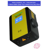 PWR11 BUSINESS-EVC-7.4 kW WALLBOX - 5 MT KABLO ÇIKIŞLI ELEKTRİKLİ ARAÇ ŞARJ CİHAZI - 9