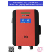 PWR11 BUSINESS-EVC-7.4 kW WALLBOX - 5 MT KABLO ÇIKIŞLI ELEKTRİKLİ ARAÇ ŞARJ CİHAZI - 2