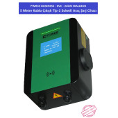 PWR33 BUSINESS -EVC-22 kW WALLBOX - 5 MT KABLO ÇIKIŞLI ELEKTRİKLİ ARAÇ ŞARJ CİHAZI - 10