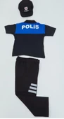 Uğur Böceği Çocuk Polo Yaka Kısa Kol Polis Takımı Toplum Mavi thumbnail 2