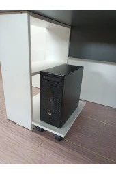 Kobiç Bilgisayar Kasa Taşıyıcı Sehpa 50X25X7,8 Cm (Beyaz) thumbnail 1