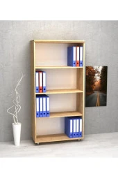 Kobiç Dosya Dolabı Açık Raflı 70X35X150 Cm (Meşe) - 1