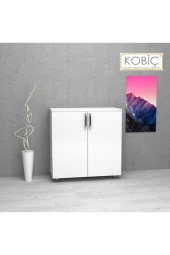 Kobiç Dosya Dolabı Tam Kapak 80X35X80 Cm (Beyaz) - 1