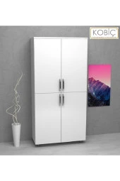 Kobiç Dosya Dolabı Tam Kapak 80X35X150 Cm (Beyaz) - 1