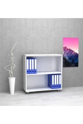 Kobiç Dosya Dolabı Açık Raflı 80X35X80 Cm (Beyaz) - 2