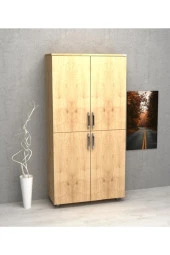 Kobiç Dosya Dolabı Tam Kapak 80X35X150 Cm (Meşe) - 2