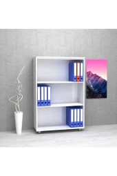 Kobiç Dosya Dolabı Açık Raflı 80X35X115 Cm (Beyaz) - 2