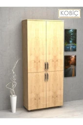 Kobiç Dosya Dolabı Tam Kapak 80X35X185 Cm (Meşe) - 1