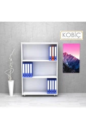 Kobiç Dosya Dolabı Açık Raflı 80X35X115 Cm (Beyaz) - 4