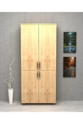 Kobiç Dosya Dolabı Tam Kapak 80X35X185 Cm (Meşe) - 3