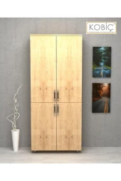 Kobiç Dosya Dolabı Tam Kapak 80X35X185 Cm (Meşe) - 4
