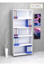 Kobiç Dosya Dolabı Açık Raflı 70X35X185 Cm (Beyaz) - 1