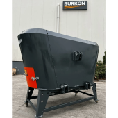 Burkon 1.8 metreküp Çift Helezon Dikey Ev Elektrikli Yem Karma Makinası 220V - 8
