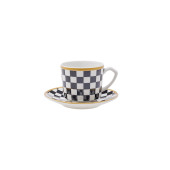 Karaca Chekers 6 Kişilik Kahve Fincanı Takımı 80 ml - 4