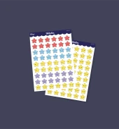 Sevimli Yıldızlar Seti Öğretmen Ödül Etiketi - Okul Başarı Çıkartması - *parlak kağıt* thumbnail 3