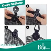 Gölgelik Klipsi 100 Adet Bsr Garden - 5
