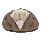 Pet Comfort Paris  Kedi ve Köpek Yatağı Kahverengi 60cm thumbnail 1