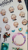 Genshin - Kazuha 2 Adet Sticker Set Parlak Kağıt - 9