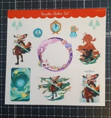 Genshin - Kazuha 2 Adet Sticker Set Parlak Kağıt - 6