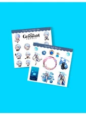 Genshin - Ayato 2'li Sticker Seti Parlak Kağıt - 2