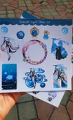 Genshin - Ayato 2'li Sticker Seti Parlak Kağıt - 7