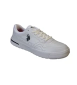 U.S.POLO ASSN Erkek Beyaz Siyah Sneaker Spor Ayakkabı thumbnail 4