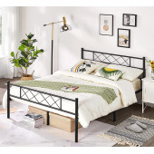 HFT HOME Metal Karyola, Çınar Metal Karyola , Ölçü ve Renk Seçenekli 21 90x200 SİYAH - 1