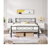 HFT HOME Metal Karyola, Çınar Metal Karyola , Ölçü ve Renk Seçenekli 21 90x200 SİYAH - 2