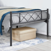HFT HOME Metal Karyola, Çınar Metal Karyola , Ölçü ve Renk Seçenekli 21 90x200 SİYAH - 5