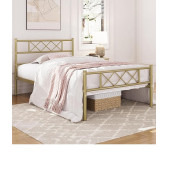 HFT HOME Metal Karyola, Çınar Metal Karyola , Ölçü ve Renk Seçenekli 21 90x190 GOLD - 2