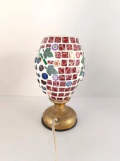 Masa Gece Lambası Dokunmatik Renkli Cam Masa Lamba Işığı Ev Dekor - 3