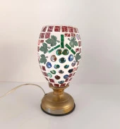 Masa Gece Lambası Dokunmatik Renkli Cam Masa Lamba Işığı Ev Dekor - 5