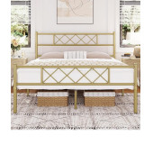 HFT HOME Metal Karyola, Çınar Metal Karyola , Ölçü ve Renk Seçenekli 21  90x200 GOLD - 2