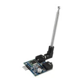 TEA5767 FM Stereo Radyo Alıcı Modülü + Anten  I2C Dijital Programlanabilir Düşük Güç 76Mhz-108Mhz thumbnail 1