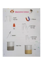 Kimya Deney Setim 1 Paket Eğitici Kimya Seti Okul Fen Bilimleri Deney Seti - 2