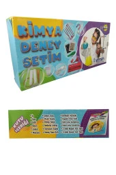 Kimya Deney Setim 1 Paket Eğitici Kimya Seti Okul Fen Bilimleri Deney Seti - 5