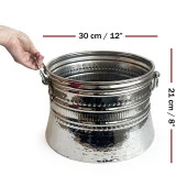 Shark Anatolia Bakır Köpük Kazanı 30 cm Nikel Kaplama - 4