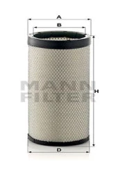Cf1800 Hava Filtresi Ic Volvo Fl 280 06- / Renault Magnum 480 04-06 Midlum 220 20732728 (WH181193) - 1