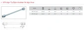 İZELTAŞ 24X27 KISA  AĞIR TİP BİJON ANAHTARI İKİ AĞIZ 1874 09 2427 - 1