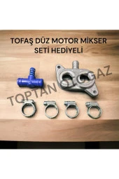 TOFAŞ DÜZ MOTOR MİKSER + AYAR VANASI KELEPÇE HEDİYELİ SET - 1