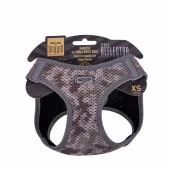 Doggie Havalı Dokuma Reflektör Serisi Köpek Göğüs Tasması Kamuflaj 30-34 Cm XSmall - 2