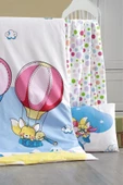 %100 Pamuklu Yeni Doğan Ranforce Bebek Nevresim Takımı - 12