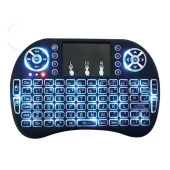 LEDLİ DOKUNMATİK DONGLE'LI KABLOSUZ MİNİ KLAVYE - 1