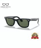 Ray-Ban Rb2140 901 50&22 150 3N Eğimli Wayfarer Modeli Siyah Güneş Gözlüğü - 1