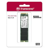 TRANSCEND 500GB 1900/900MB/s PCIE GEN3x4 NVME SSD TS500GMTE110Q - 2